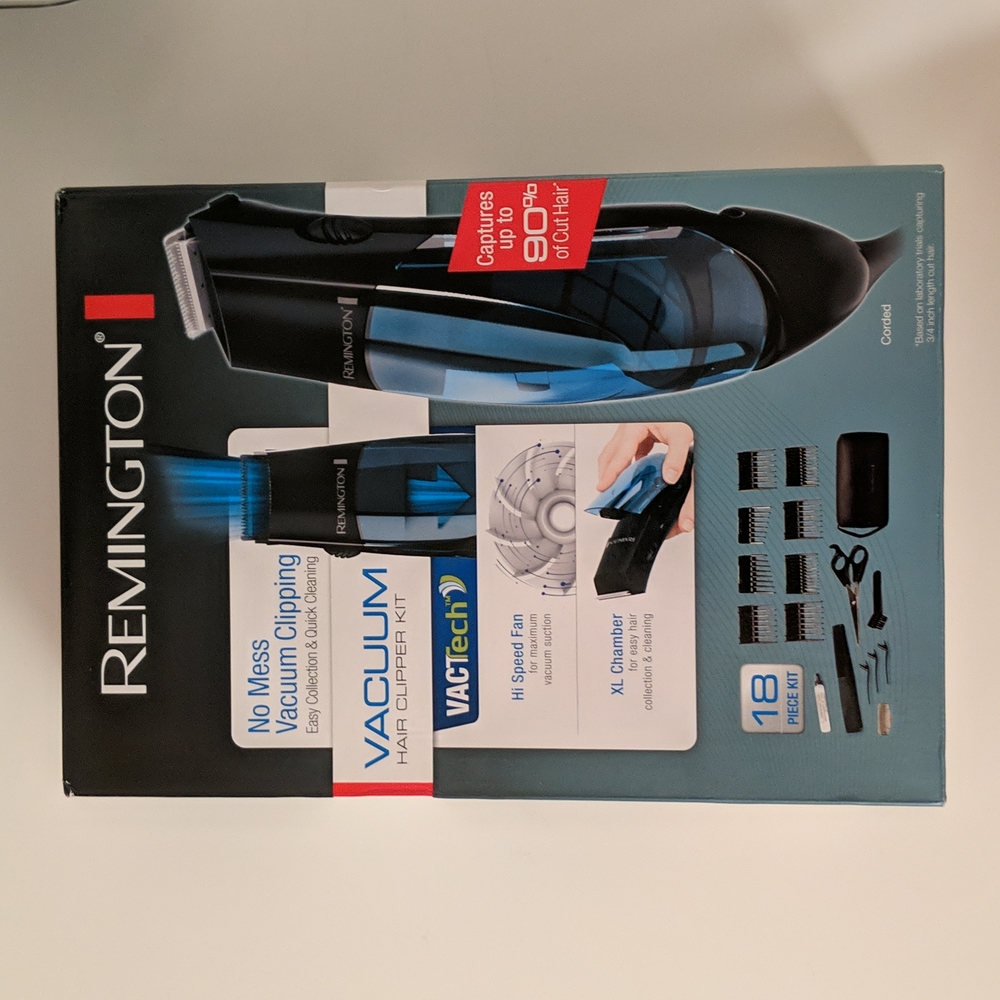 Remington Vacuum Hair Clipper Kit (18 piece)